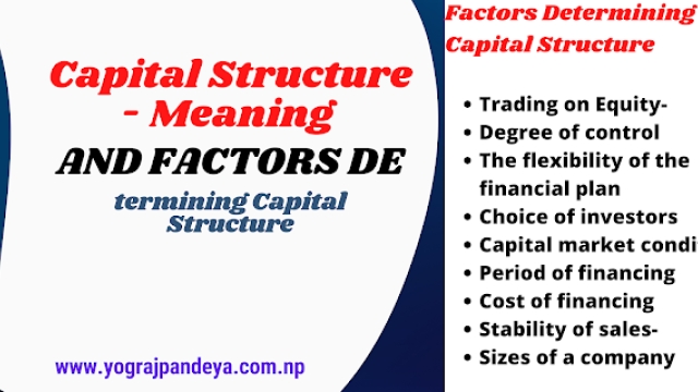 Capital Structure – Meaning and Factors Determining Capital Structure