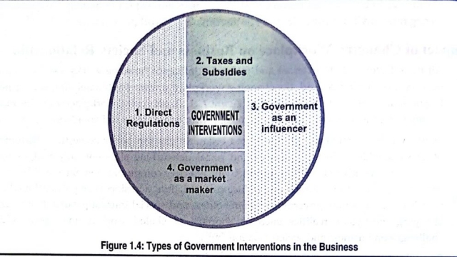 What Types of government intervention in the business
